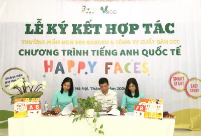 Hệ thống Trường Mầm Non Bee Garden hợp tác cùng SCC triển khai Chương trình tiếng Anh Quốc Tế Happy Faces