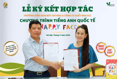 Lễ ký kết triển khai Chương trình Tiếng Anh Quốc tế Happy Faces tới Hệ thống trường Mầm non Bút chì màu